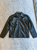 Boxyfit Leather Jacket (Black)